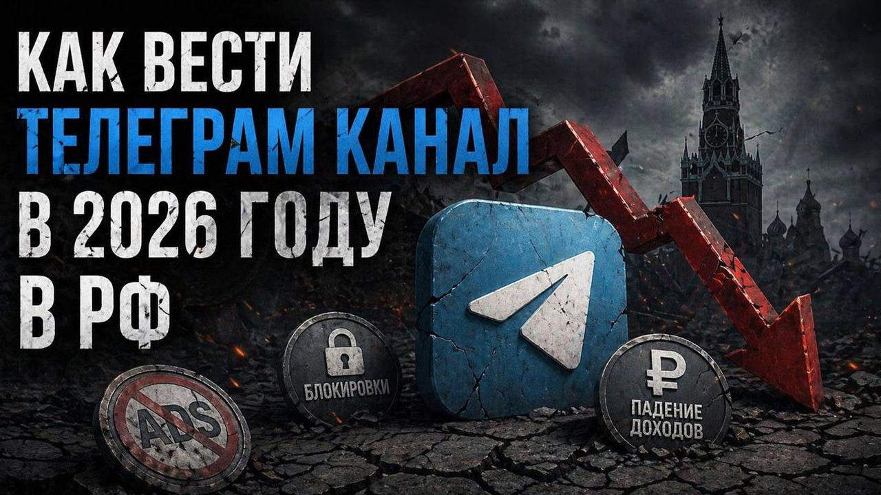 Telegram в России в 2026 году: ограничения, снижение доходов и стратегия ведения канала